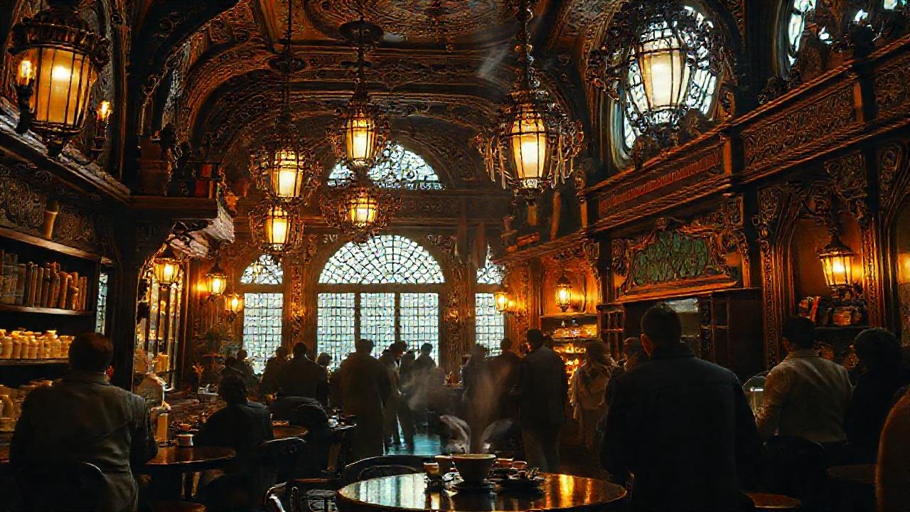 Un café exótico y acogedor cautiva