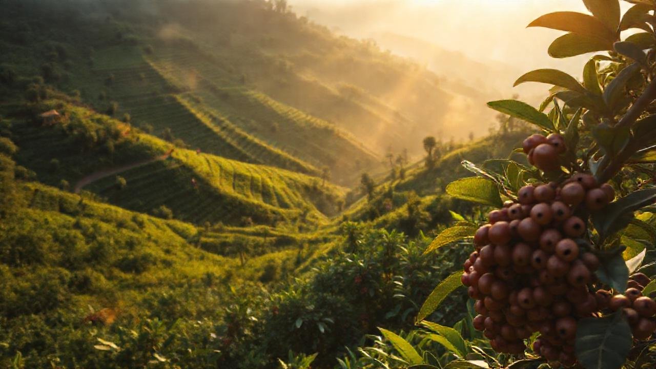 Las tierras altas etíopes cultivan café brillante