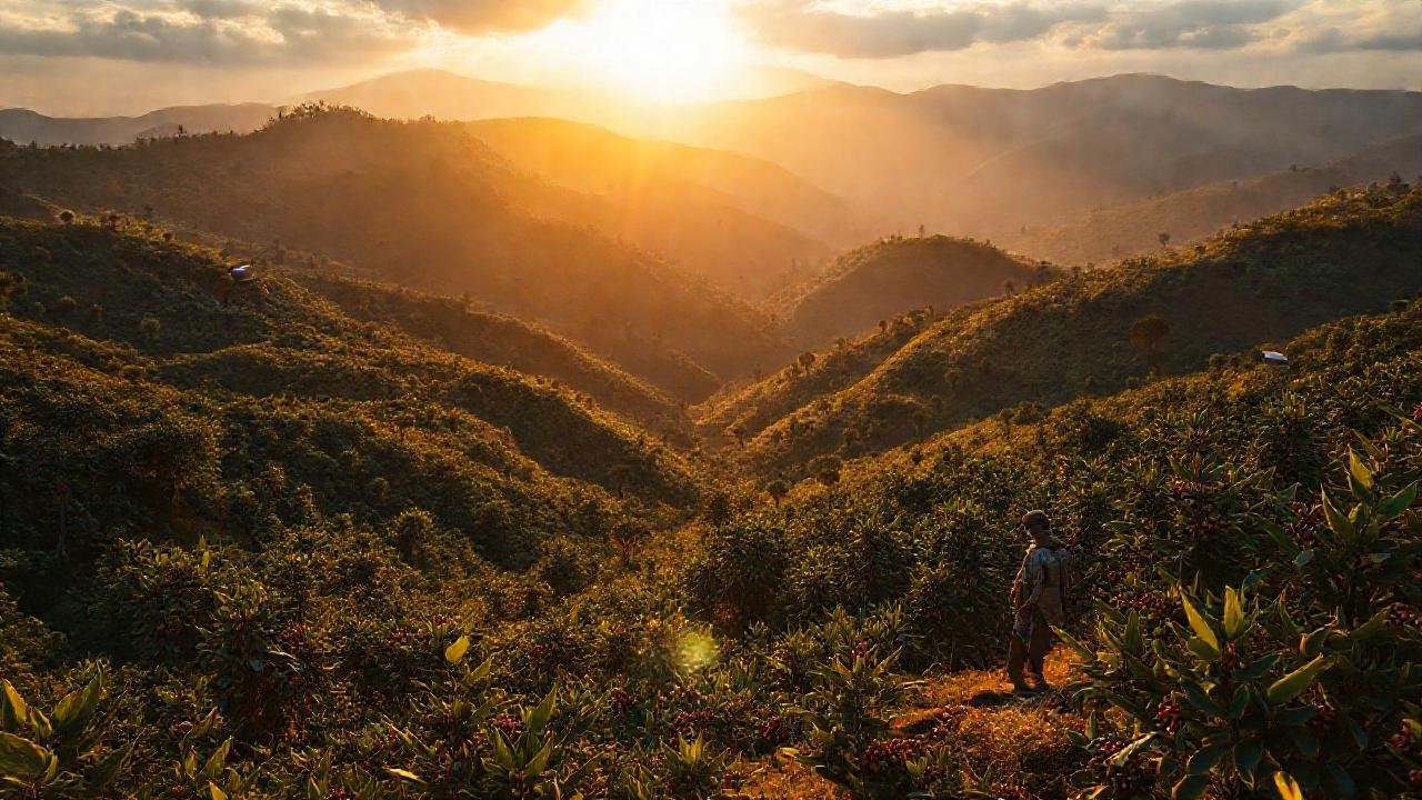 Las llanuras etíopes ofrecen café y sol