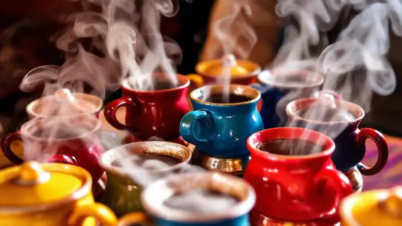 El café turco se comparte en tradición