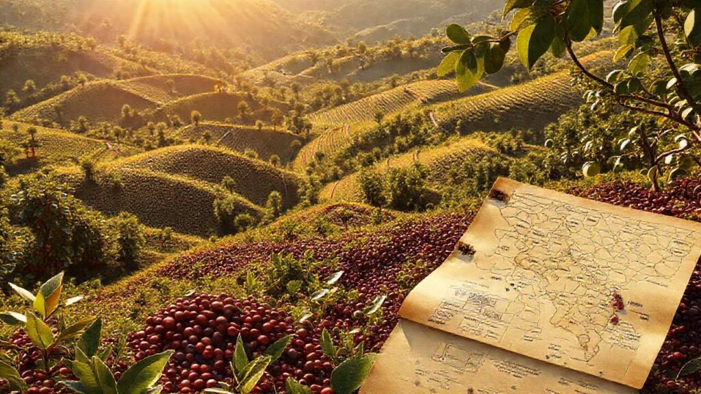 Latinoamérica produce café con colores vibrantes