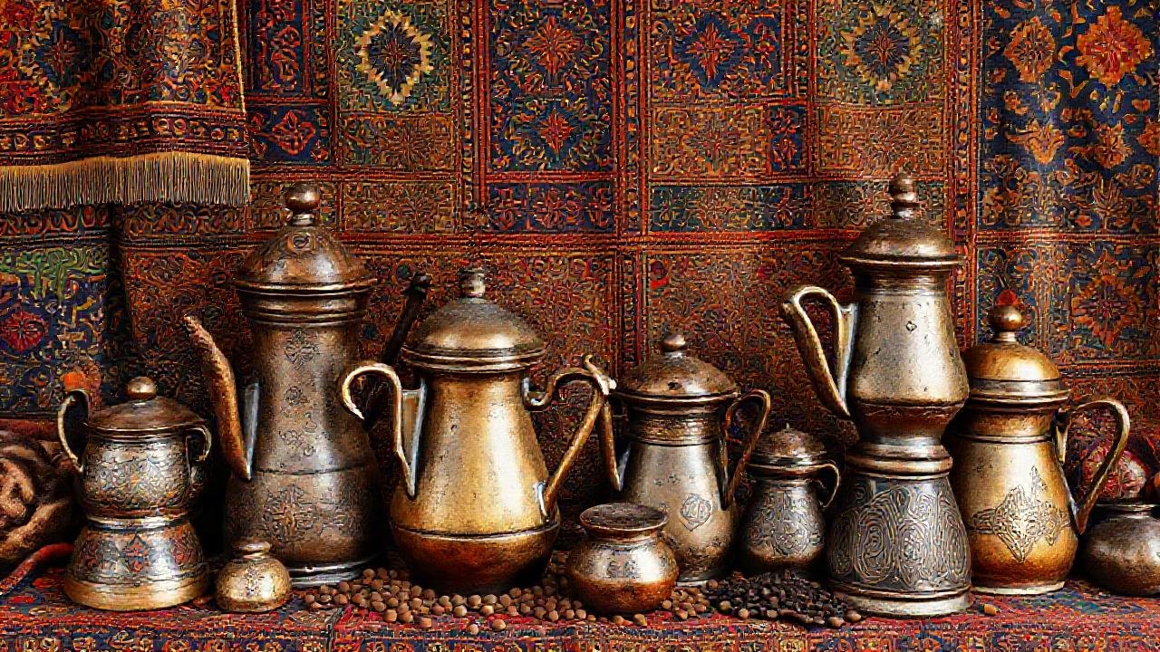 El café y el arte evocan culturas globales